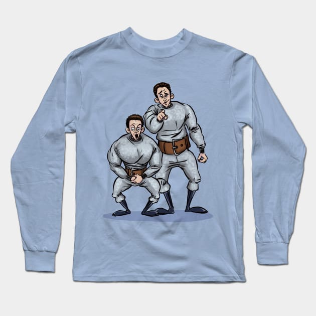 Hans and Franz Long Sleeve T-Shirt by obillwon